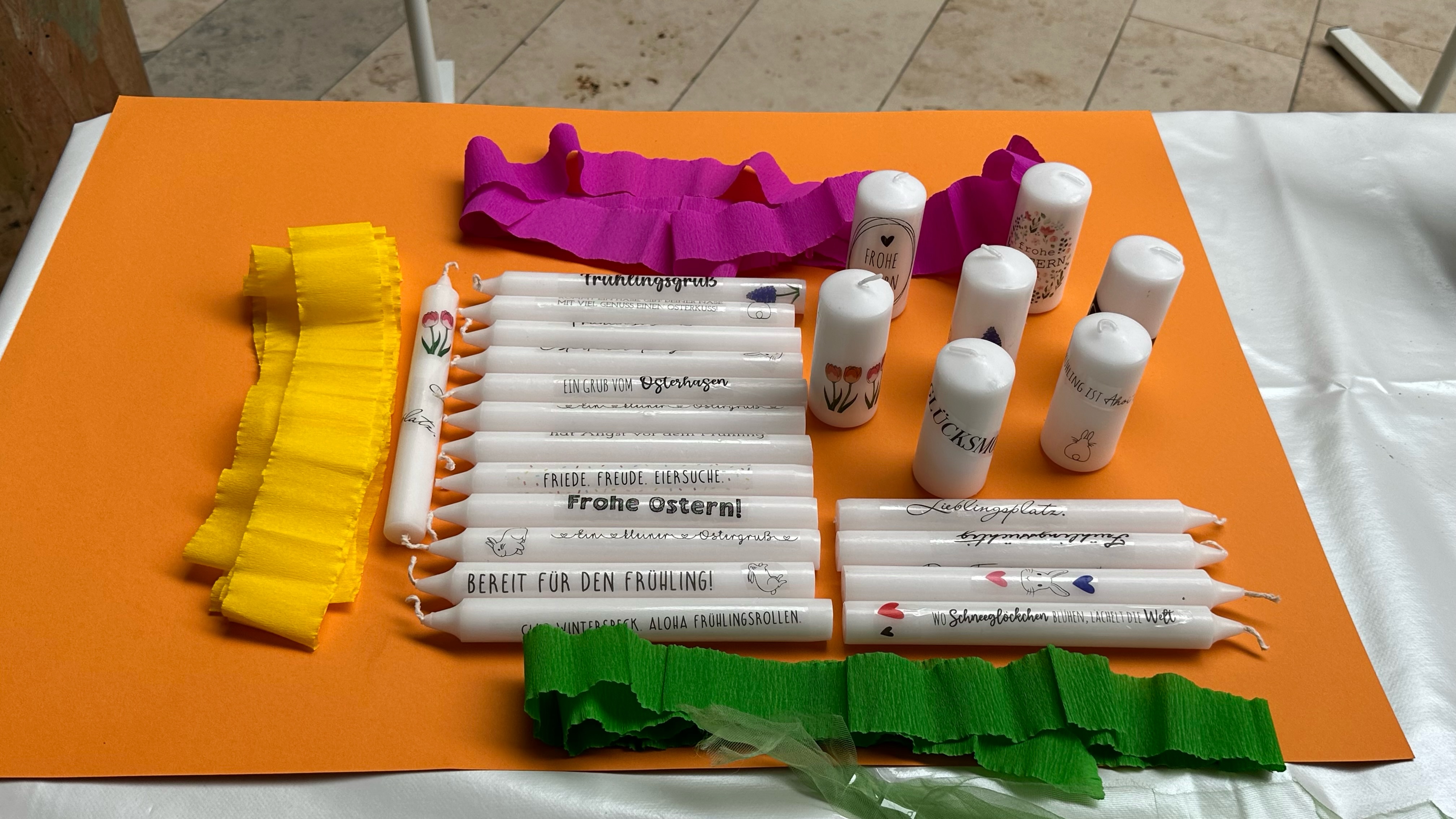 Osterverkauf am Elternsprechabend der Mittelschule